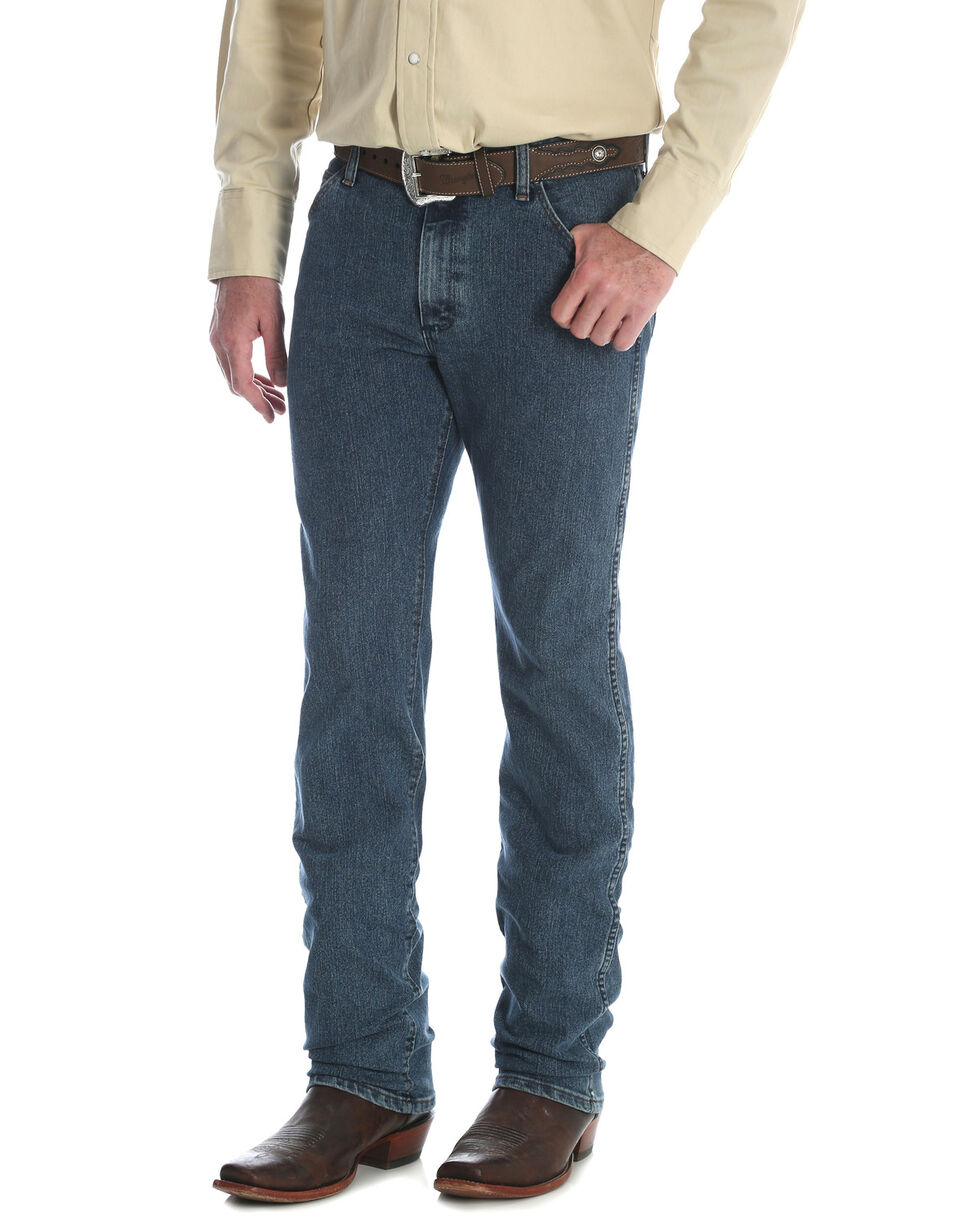 Wrangler Mens Premium Performance Cool Vantage Cowboy Cut Slim Fit Jeans 36MCVLS